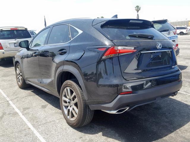 JTJYARBZ8G2027328 - 2016 LEXUS NX 200T BLACK photo 3