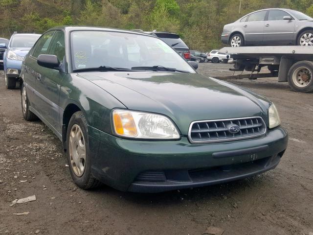 4S3BE6357Y7212224 - 2000 SUBARU LEGACY L GREEN photo 1