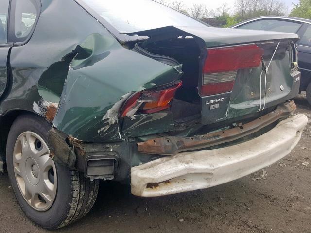 4S3BE6357Y7212224 - 2000 SUBARU LEGACY L GREEN photo 9