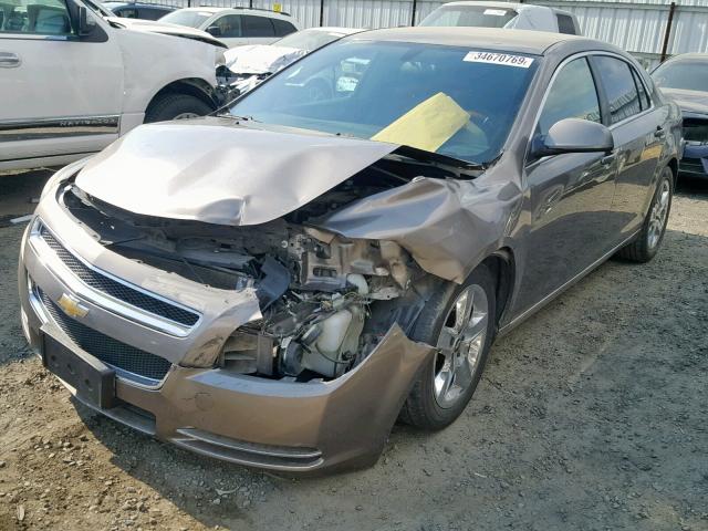 1G1ZC5EB1AF297759 - 2010 CHEVROLET MALIBU 1LT CHARCOAL photo 2