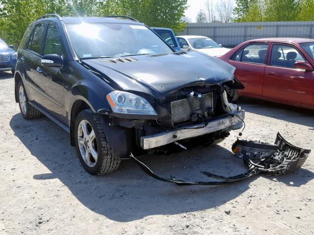 4JGBB22E68A323123 - 2008 MERCEDES-BENZ ML 320 CDI BLACK photo 1