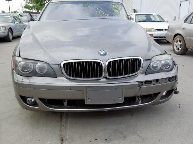 WBAHL83546DT03197 - 2006 BMW 750 I GRAY photo 7