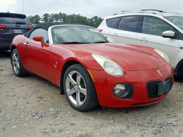 1G2MG35X37Y142833 - 2007 PONTIAC SOLSTICE G RED photo 1