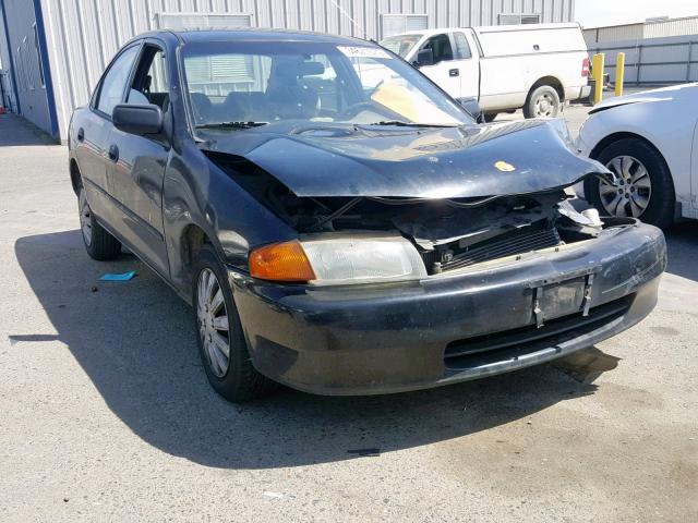 JM1BC1418W0222271 - 1998 MAZDA PROTEGE DX BLACK photo 1