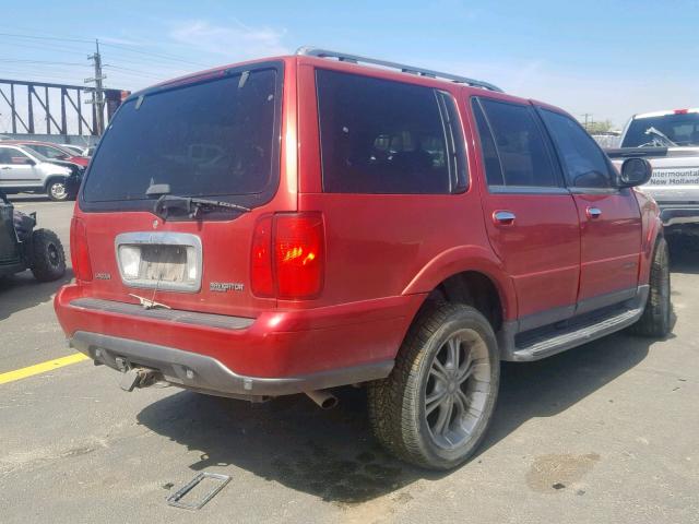 5LMFU28R41LJ30515 - 2001 LINCOLN NAVIGATOR 栗色 照片 4