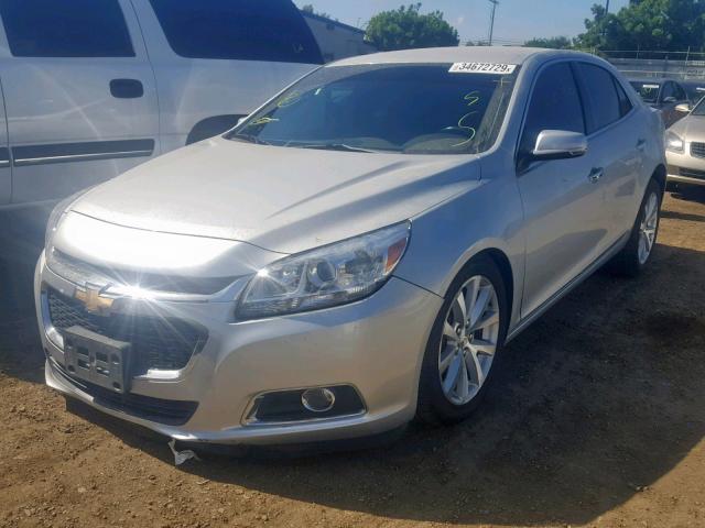 1G11F5SL4FU149996 - 2015 CHEVROLET MALIBU LTZ ვერცხლისფერი ფოტო 2