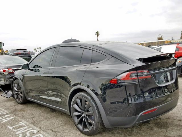 5YJXCBE21JF142808 - 2018 TESLA MODEL X BLACK photo 3