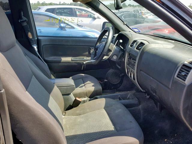 1GCDSCFE0C8162751 - 2012 CHEVROLET COLORADO L BLACK photo 5