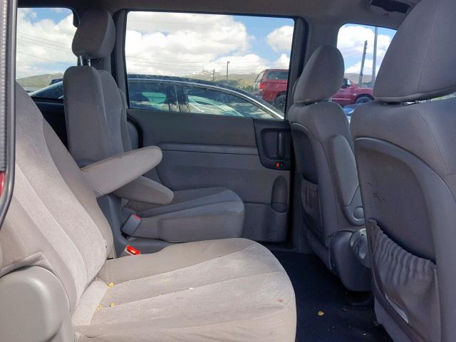 KNDMG4C75C6418097 - 2012 KIA SEDONA LX RED photo 6