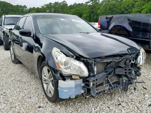 JN1CV6AP9AM202376 - 2010 INFINITI G37 BASE BLACK photo 1