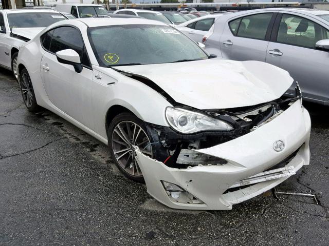 JF1ZNAA10D2709825 - 2013 TOYOTA SCION FR-S WHITE photo 1