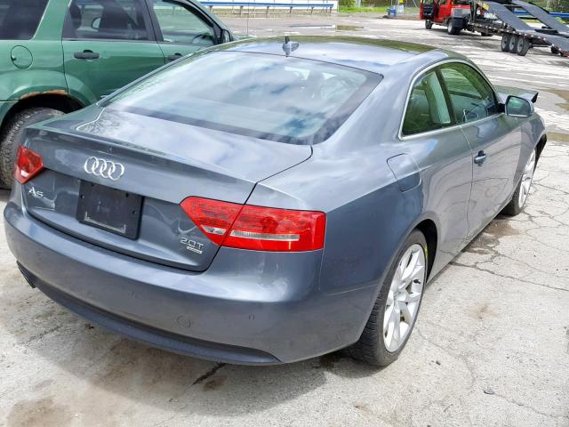 WAULFAFR4CA004930 - 2012 AUDI A5 PREMIUM GRAY photo 4