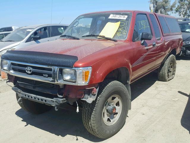 JT4VN13D9R5144349 - 1994 TOYOTA PICKUP 1/2 RED photo 2