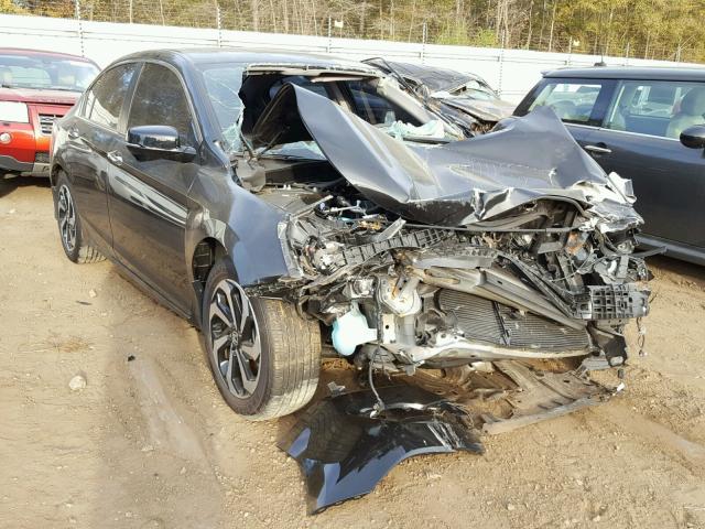 1HGCR2F81GA101405 - 2016 HONDA ACCORD EXL BLACK photo 1