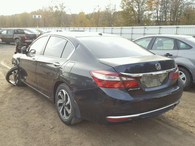 1HGCR2F81GA101405 - 2016 HONDA ACCORD EXL BLACK photo 3