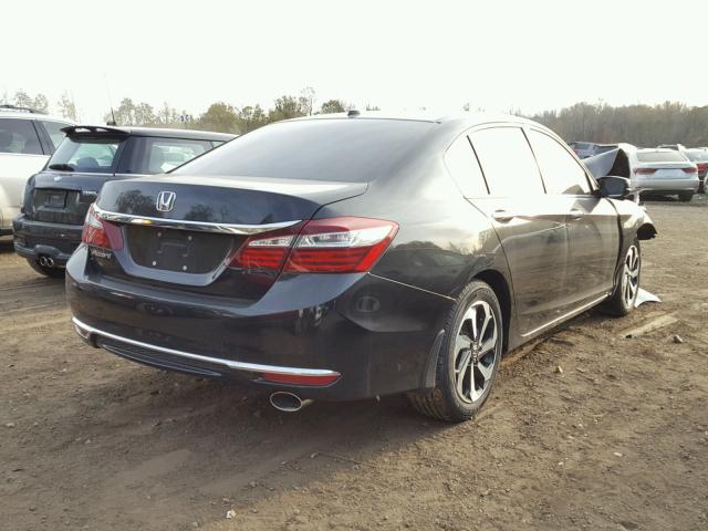 1HGCR2F81GA101405 - 2016 HONDA ACCORD EXL BLACK photo 4