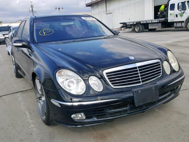 WDBUF65J43A180701 - 2003 MERCEDES-BENZ E 320 BLACK photo 1