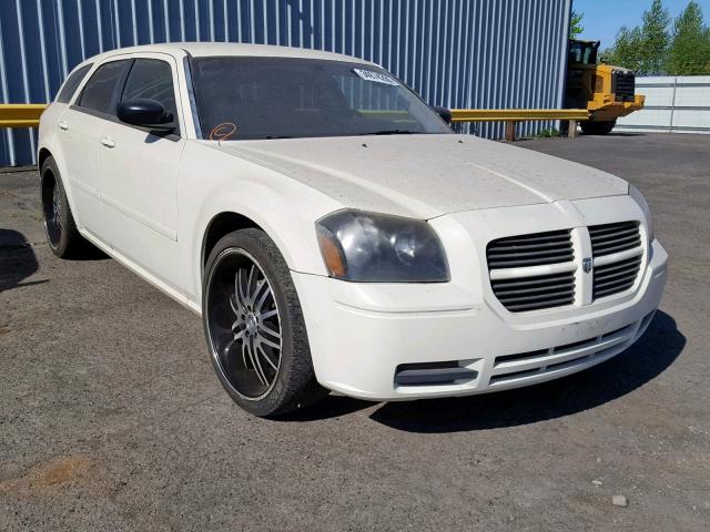 2D4FV48V35H636856 - 2005 DODGE MAGNUM SXT WHITE photo 1