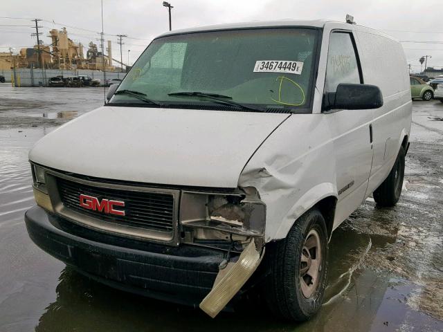 1GTDL19W01B502535 - 2001 GMC SAFARI XT WHITE photo 2