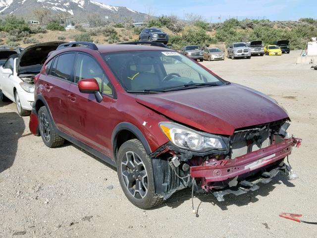 JF2GPAGC2E8300827 - 2014 SUBARU XV CROSSTR RED photo 1