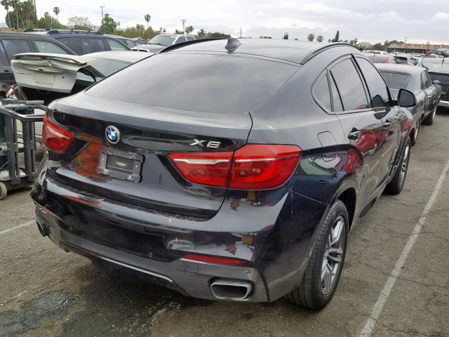 5UXKU6C58F0R33532 - 2015 BMW X6 XDRIVE5 BLACK photo 4