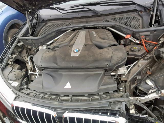5UXKU6C58F0R33532 - 2015 BMW X6 XDRIVE5 BLACK photo 7