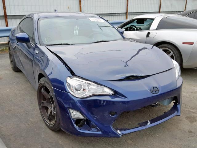 JF1ZNAA1XG8704486 - 2016 TOYOTA SCION FR-S BLUE photo 1