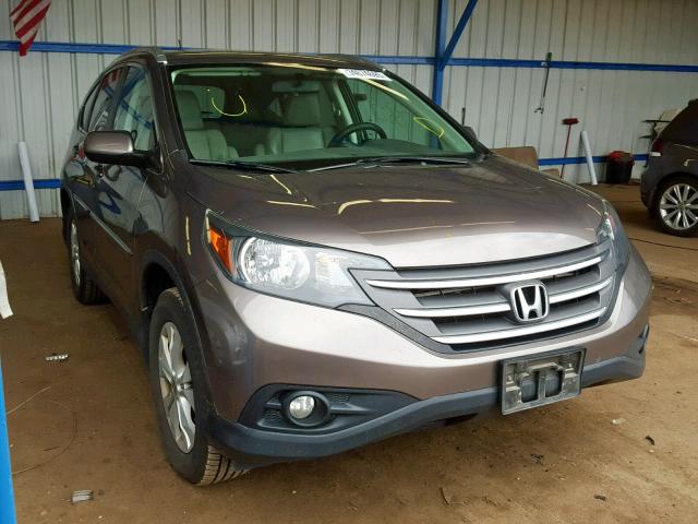 5J6RM4H76DL082464 - 2013 HONDA CR-V EXL TAN photo 1