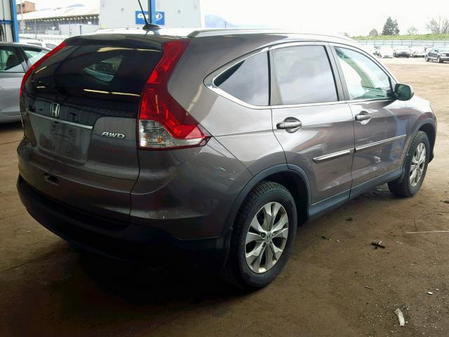 5J6RM4H76DL082464 - 2013 HONDA CR-V EXL TAN photo 4