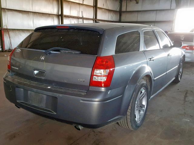 2D4GV57257H657115 - 2007 DODGE MAGNUM R/T BLUE photo 4