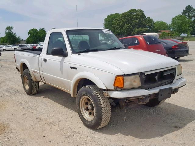 1FTYR10U53PB79505 - 2003 FORD RANGER WHITE photo 1