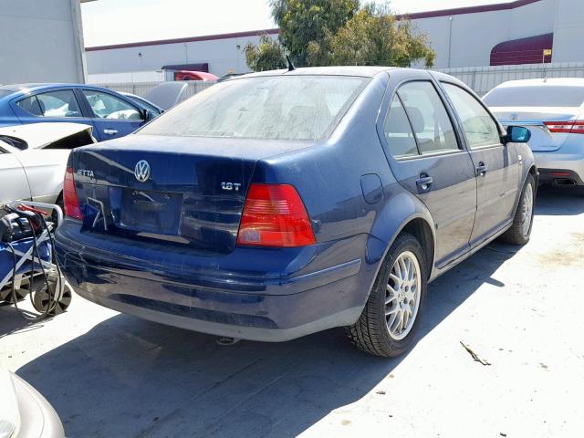 3VWSD69M61M132469 - 2001 VOLKSWAGEN JETTA GLS BLUE photo 4