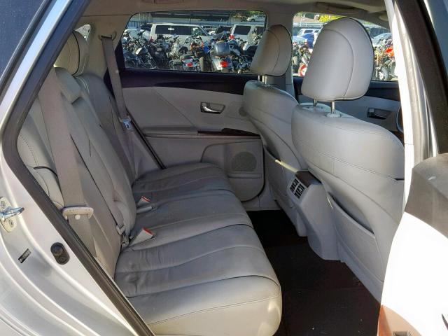 4T3ZE11A49U008858 - 2009 TOYOTA VENZA SILVER photo 6