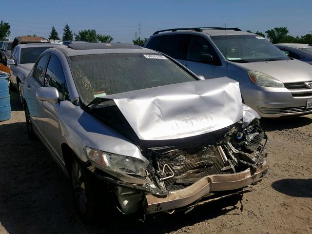 2HGFA1F91AH519057 - 2010 HONDA CIVIC EXL SILVER photo 1