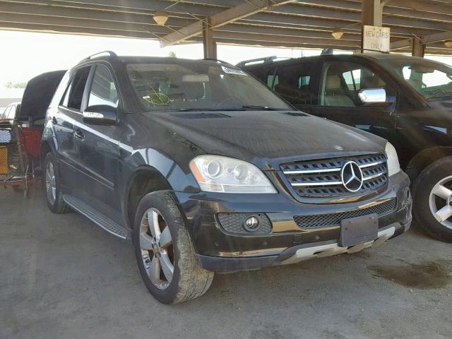 4JGBB86EX7A163050 - 2007 MERCEDES-BENZ ML 350 BLACK photo 1