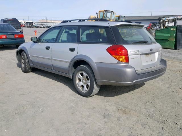 4S4BP61C177305648 - 2007 SUBARU LEGACY OUT SILVER photo 3