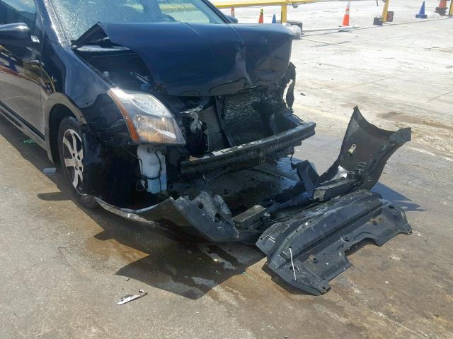 3N1AB6AP6CL624683 - 2012 NISSAN SENTRA 2.0 BLACK photo 9