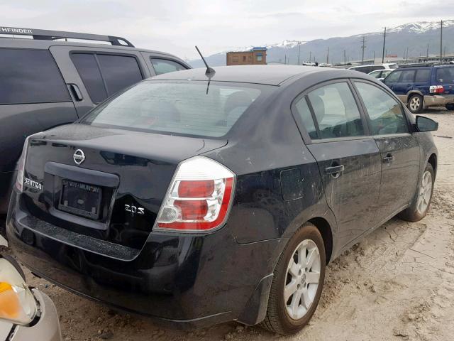 3N1AB61E57L706019 - 2007 NISSAN SENTRA 2.0 BLACK photo 4