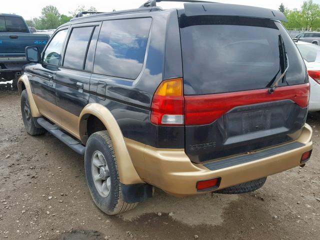 JA4MT31H5XP013238 - 1999 MITSUBISHI MONTERO SP BROWN photo 3