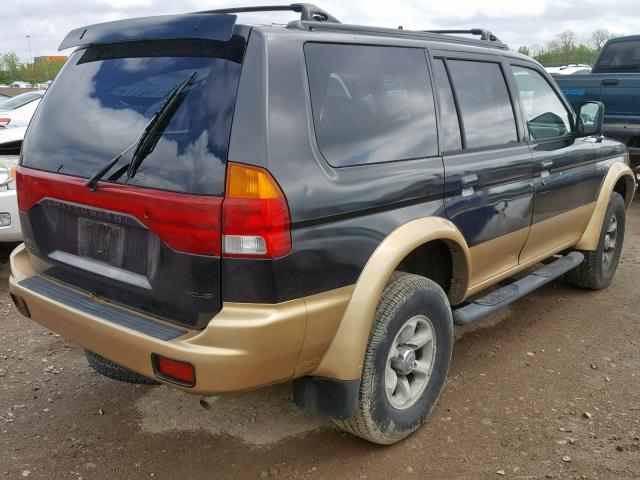 JA4MT31H5XP013238 - 1999 MITSUBISHI MONTERO SP BROWN photo 4