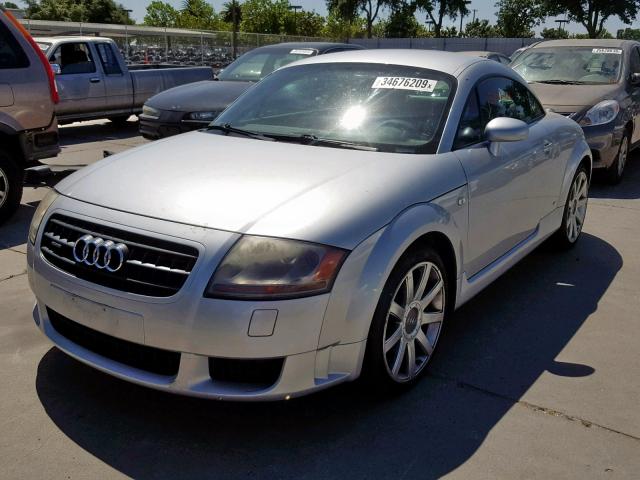 TRUWF28N741028369 - 2004 AUDI TT 3.2 QUA SILVER photo 2