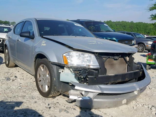 1C3CDZAB1CN322728 - 2012 DODGE AVENGER SE SILVER photo 1