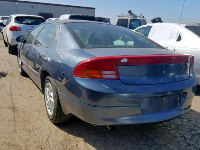 2B3HD46R0YH168329 - 2000 DODGE INTREPID BLUE photo 3