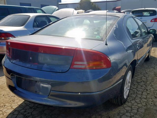 2B3HD46R0YH168329 - 2000 DODGE INTREPID BLUE photo 4