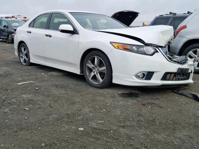 JH4CU2F81CC027638 - 2012 ACURA TSX SE WHITE photo 1