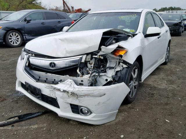 JH4CU2F81CC027638 - 2012 ACURA TSX SE WHITE photo 2