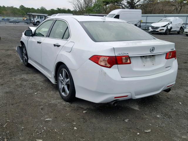 JH4CU2F81CC027638 - 2012 ACURA TSX SE WHITE photo 3