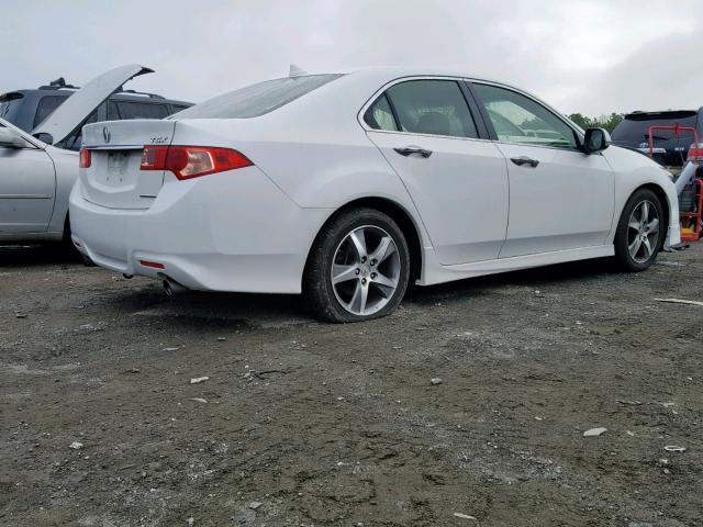 JH4CU2F81CC027638 - 2012 ACURA TSX SE WHITE photo 4