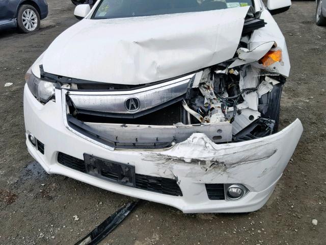 JH4CU2F81CC027638 - 2012 ACURA TSX SE WHITE photo 7