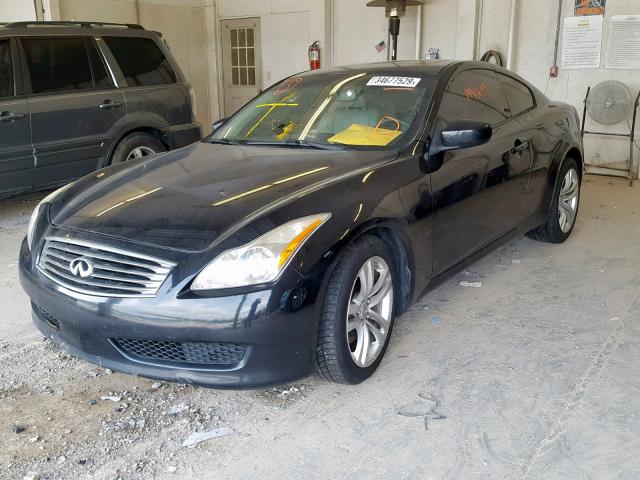 JNKCV64F59M654626 - 2009 INFINITI G37 BLACK photo 2